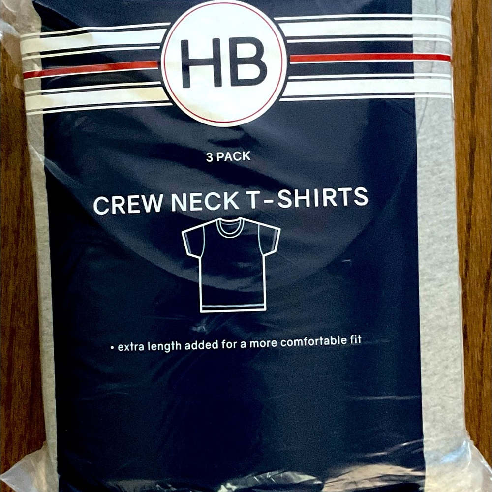 3 Gray crew neck tees